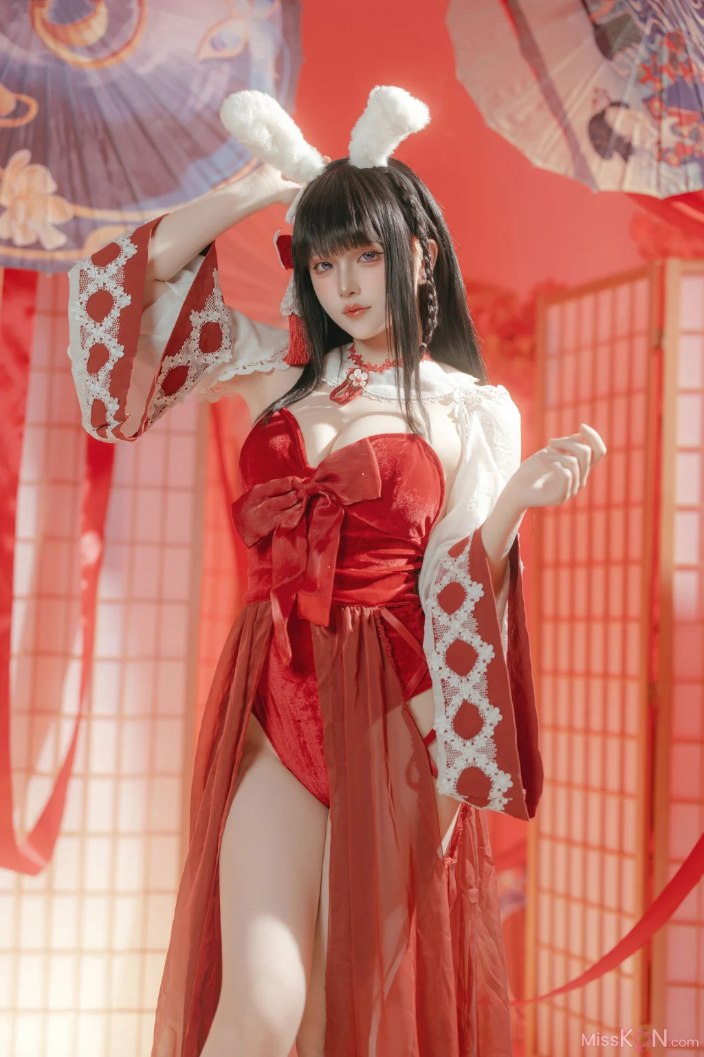 Coser@屿鱼: 碧蓝航线 大山 祈愿的巫女兔 (58 photos) – Page 2