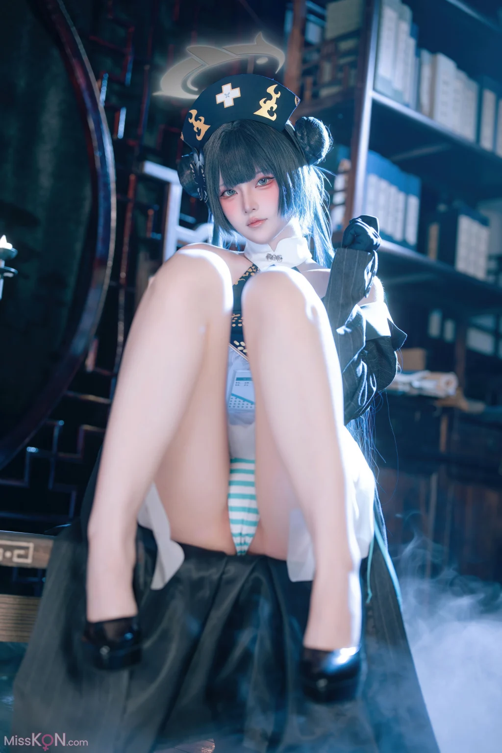Coser@屿鱼: 蔚蓝档案 妃咲同人护士 (65 photos)