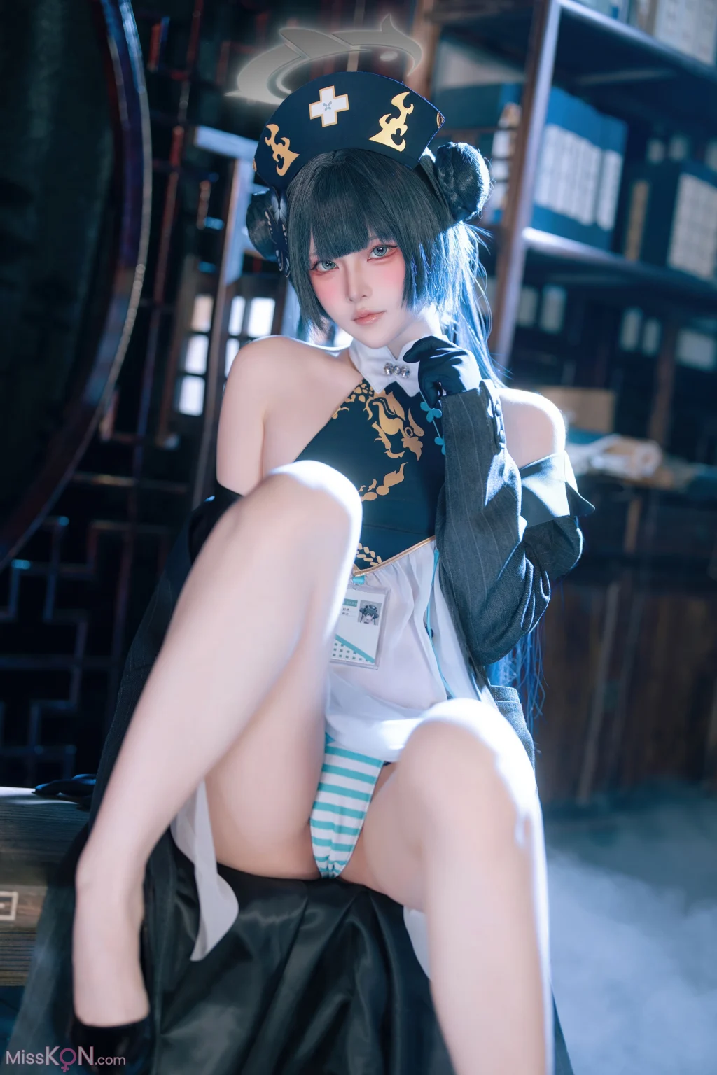 Coser@屿鱼: 蔚蓝档案 妃咲同人护士 (65 photos)