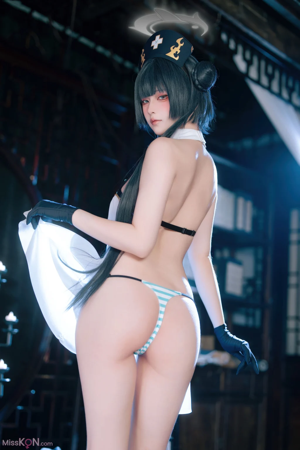 Coser@屿鱼: 蔚蓝档案 妃咲同人护士 (65 photos)