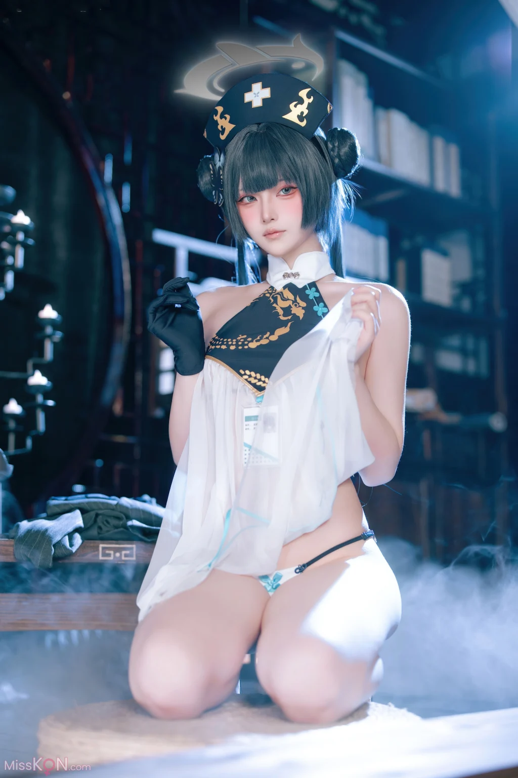 Coser@屿鱼: 蔚蓝档案 妃咲同人护士 (65 photos)
