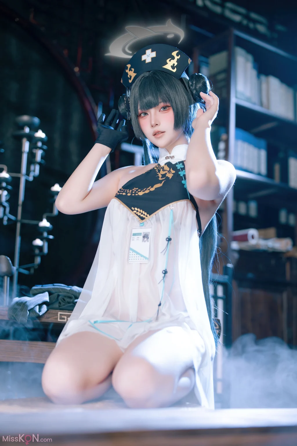 Coser@屿鱼: 蔚蓝档案 妃咲同人护士 (65 photos)