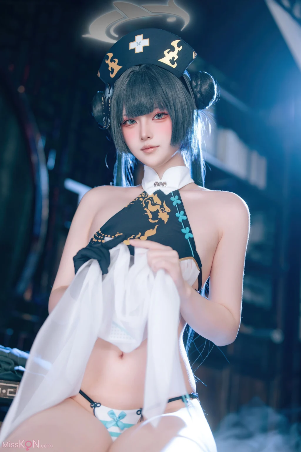 Coser@屿鱼: 蔚蓝档案 妃咲同人护士 (65 photos)