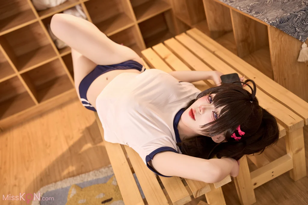 Coser@九言: 棕色尘埃2 罗安·体操服 (75 photos)