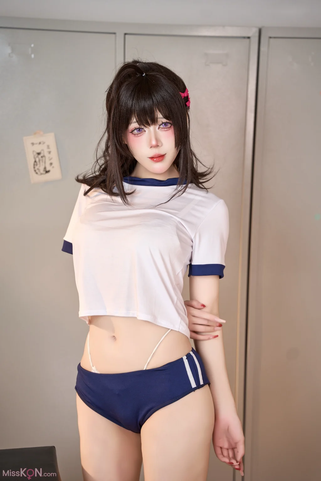 Coser@九言: 棕色尘埃2 罗安·体操服 (75 photos)
