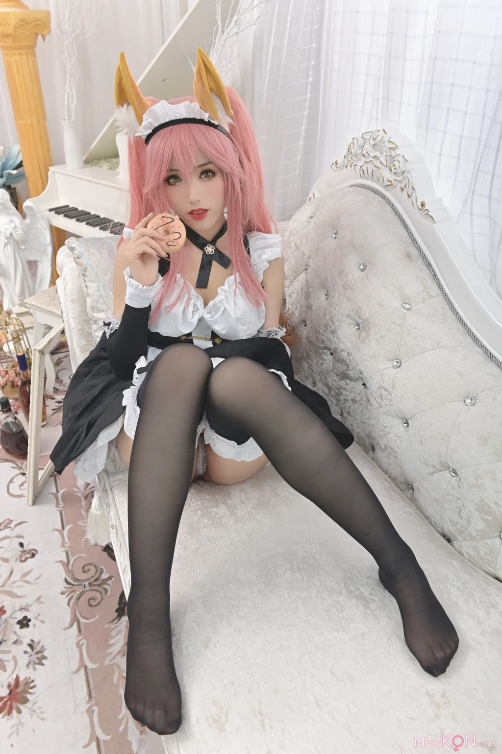 Coser@钛合金TiTi: 女仆小玉 (28 photos)