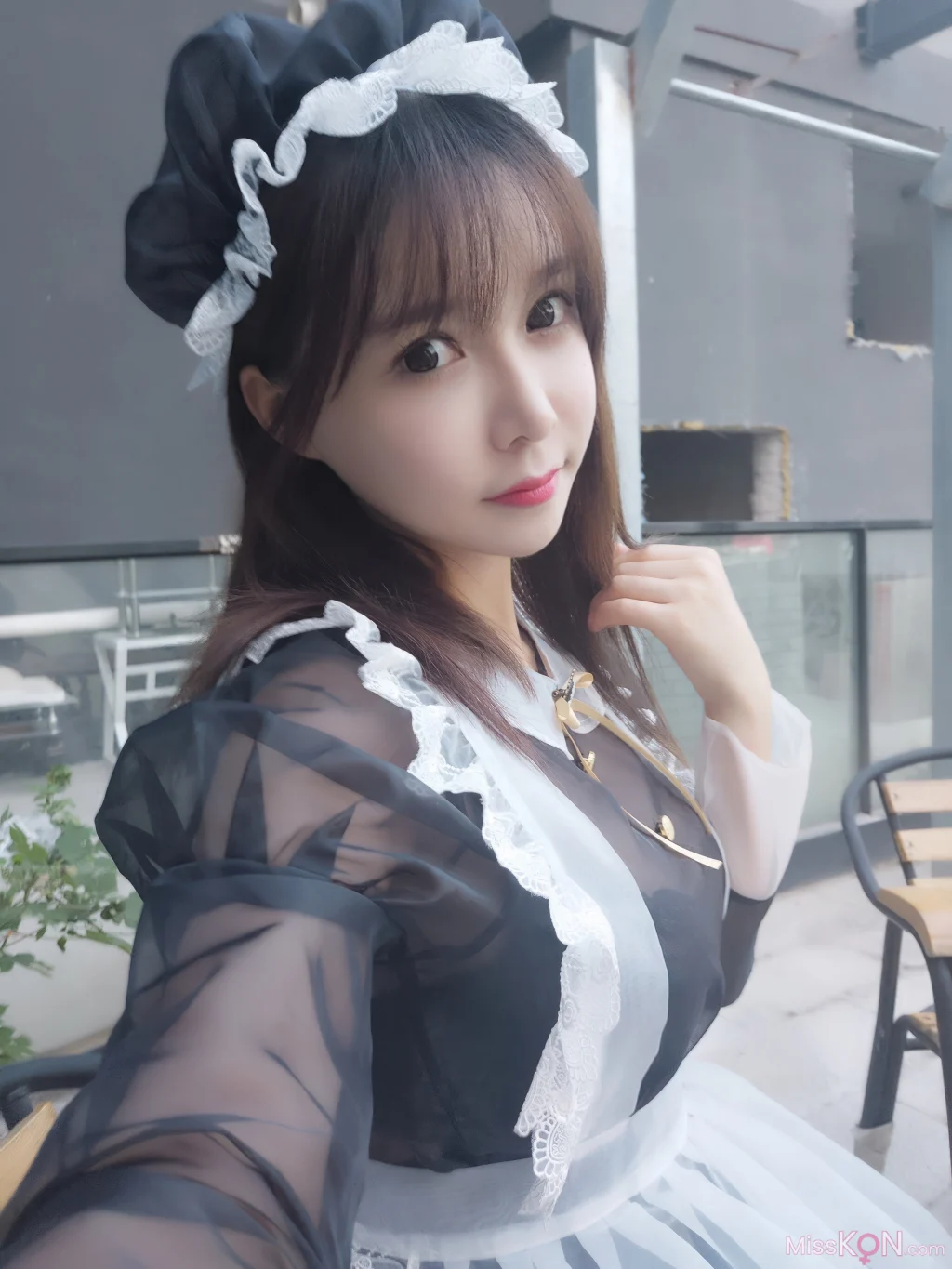 Coser@亚马逊鲶鱼: 黑色透明女仆 (33 photos) – Page 2