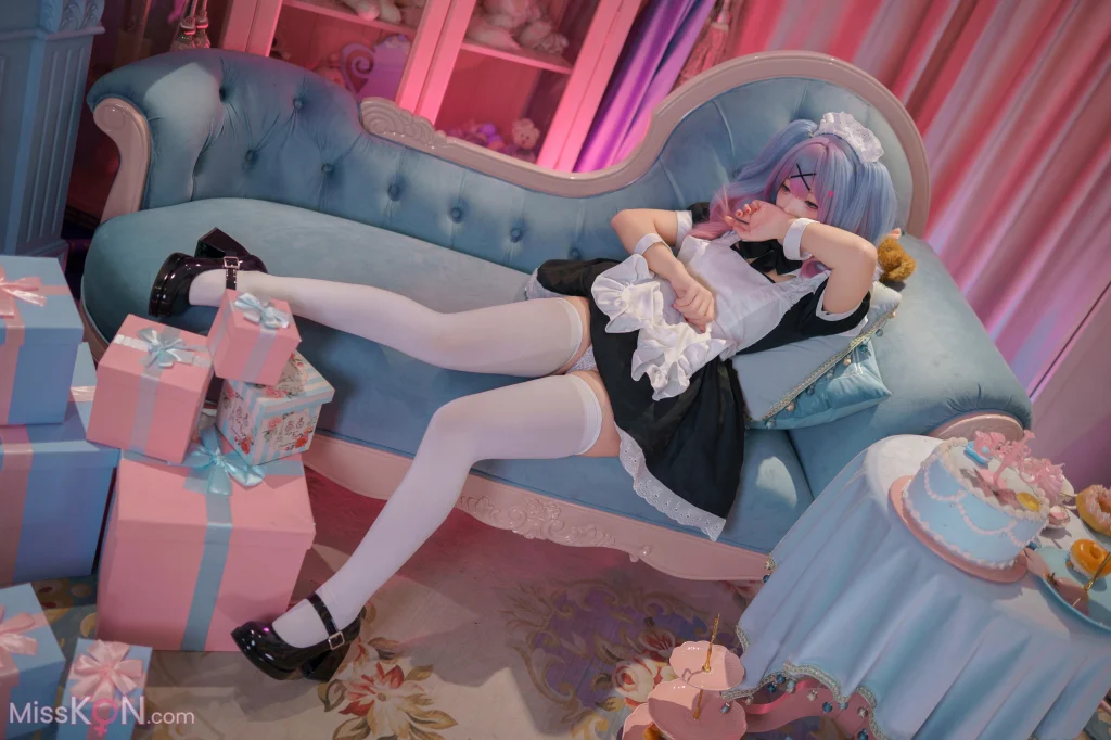 Coser@Bangni邦尼: 初音未来·兔子洞女仆 (82 photos) - photo 10