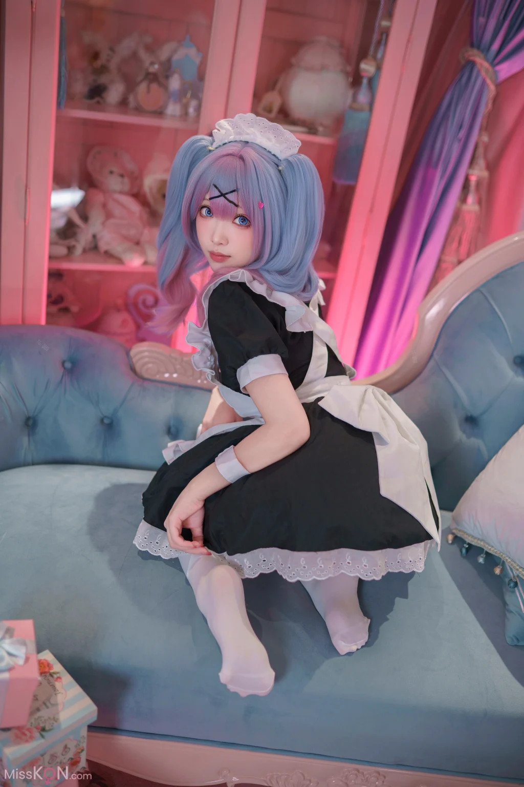 Coser@Bangni邦尼: 初音未来·兔子洞女仆 (82 photos) - photo 14