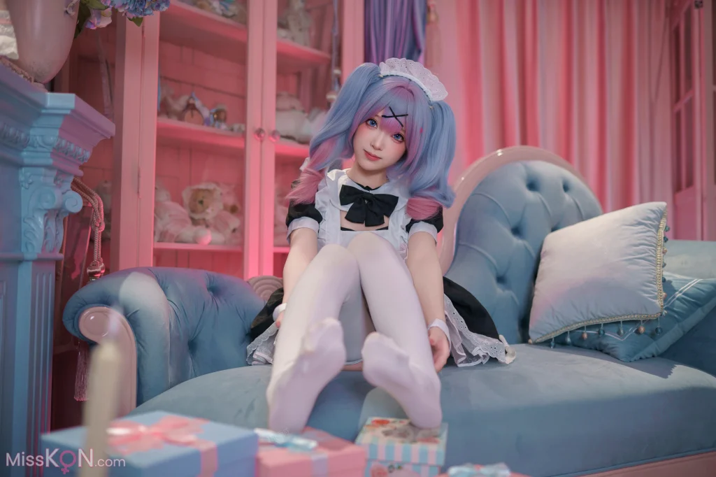 Coser@Bangni邦尼: 初音未来·兔子洞女仆 (82 photos) - photo 16