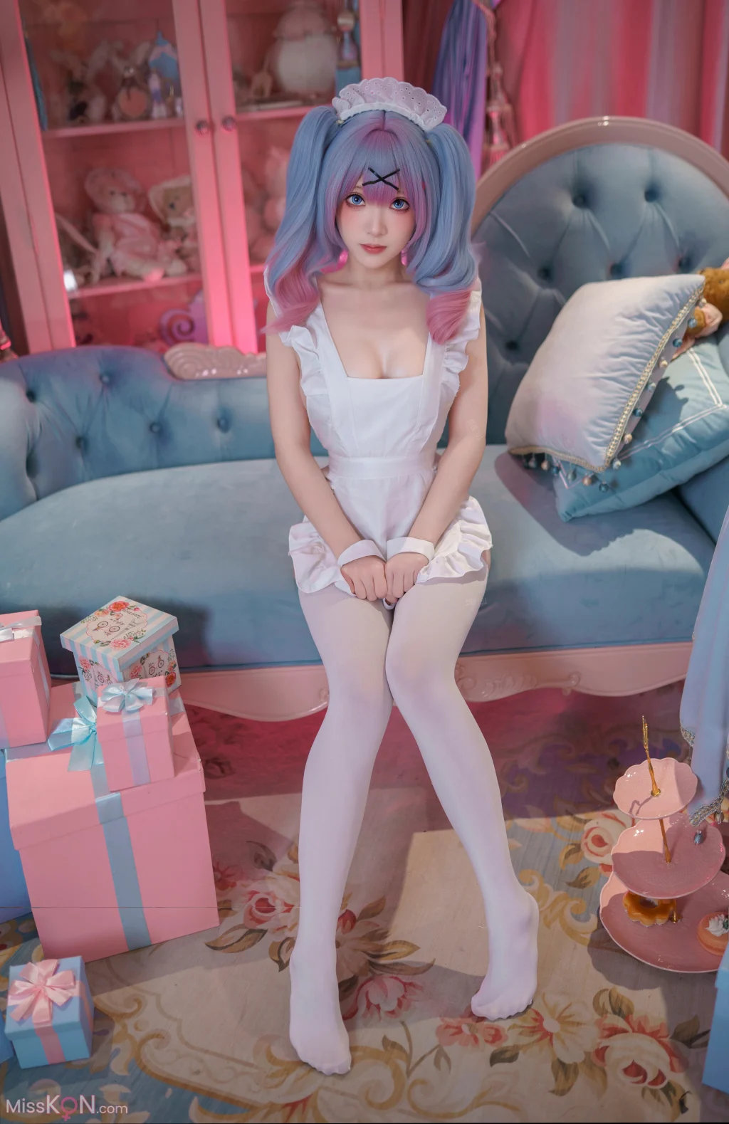 Coser@Bangni邦尼: 初音未来·兔子洞女仆 (82 photos) - photo 19