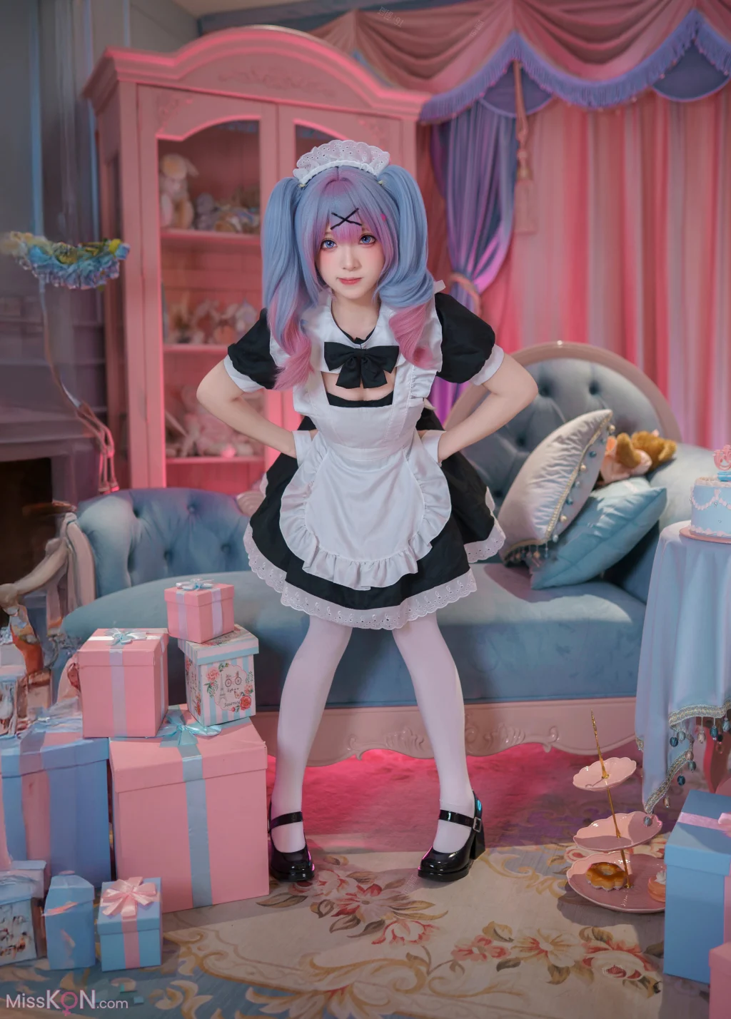 Coser@Bangni邦尼: 初音未来·兔子洞女仆 (82 photos) - photo 24