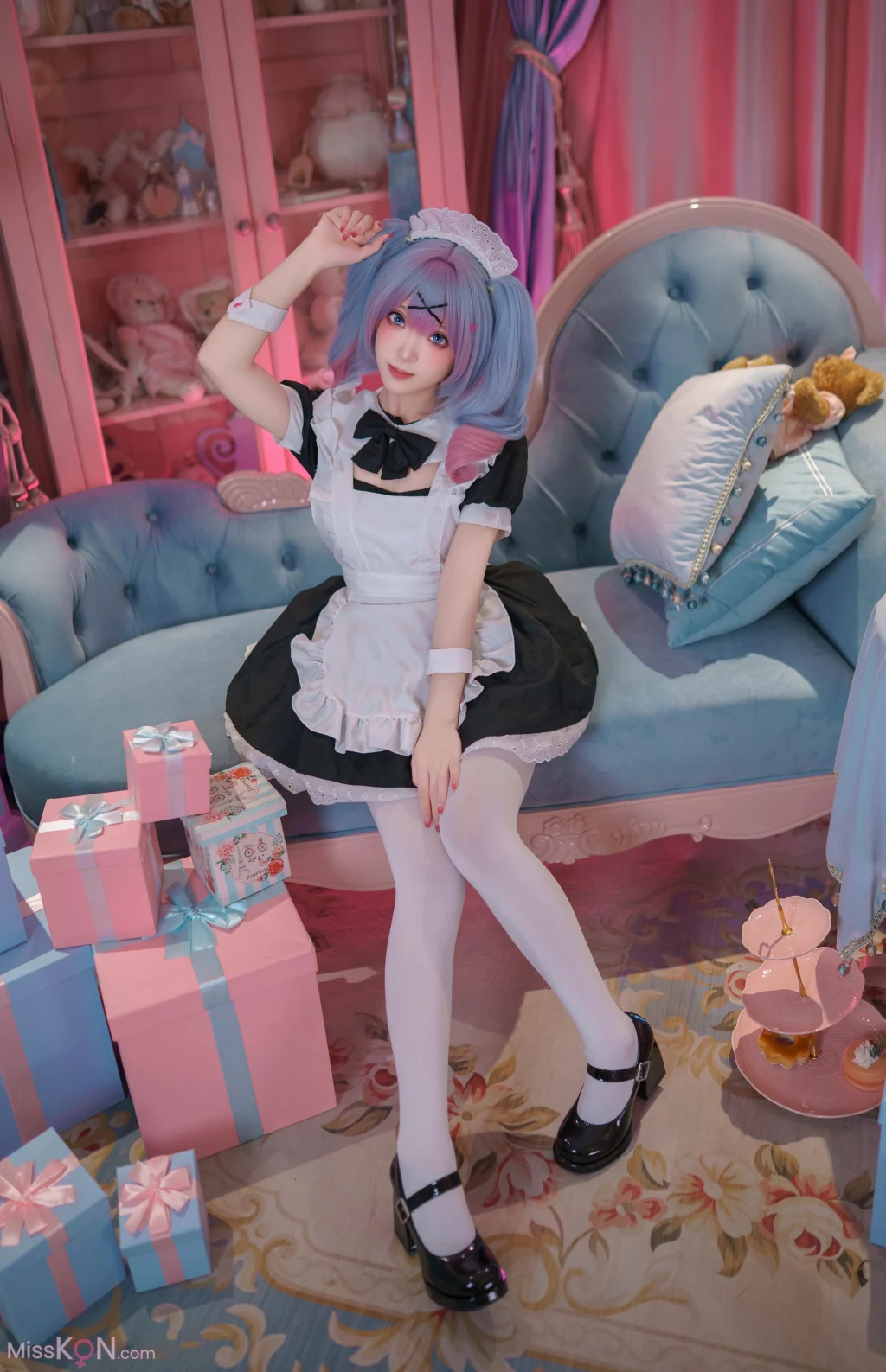 Coser@Bangni邦尼: 初音未来·兔子洞女仆 (82 photos) - photo 36