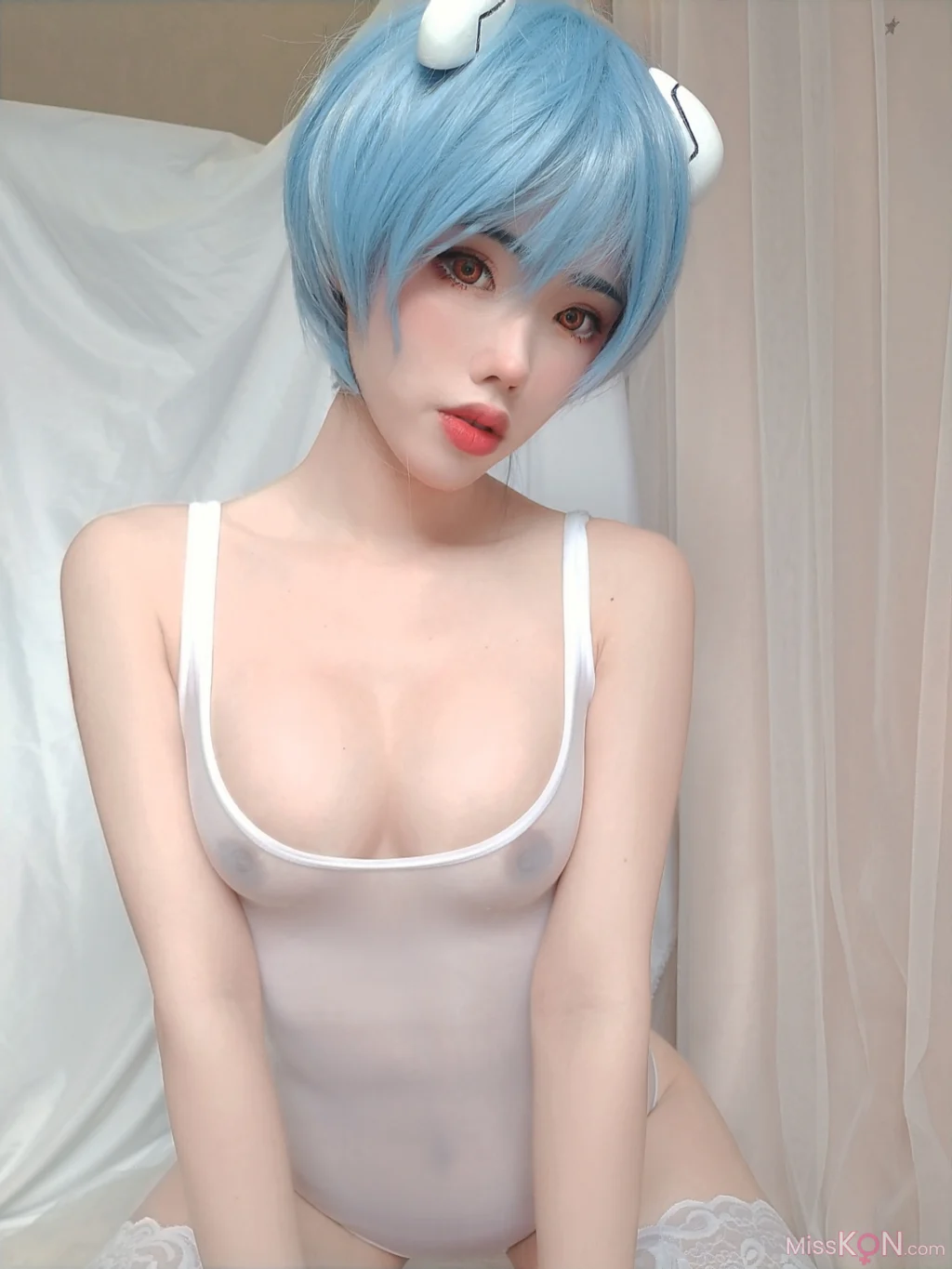 Coser@钛合金TiTi: 绫波内衣 (45 photos + 1 video) - photo 12
