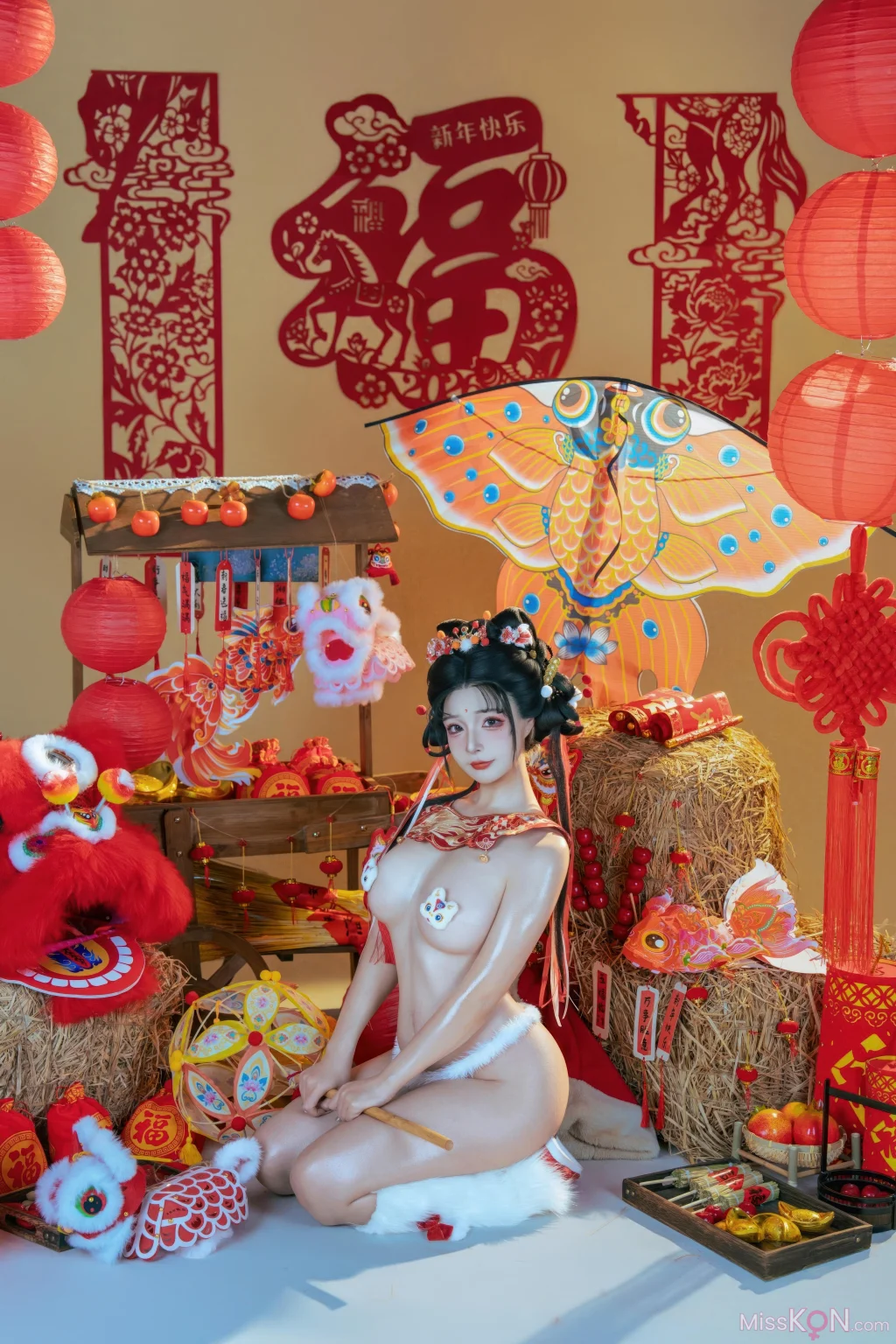 Coser@yuuhui玉汇: 2026新春特辑 醒狮少女 (131 photos + 2 videos) – Page 2