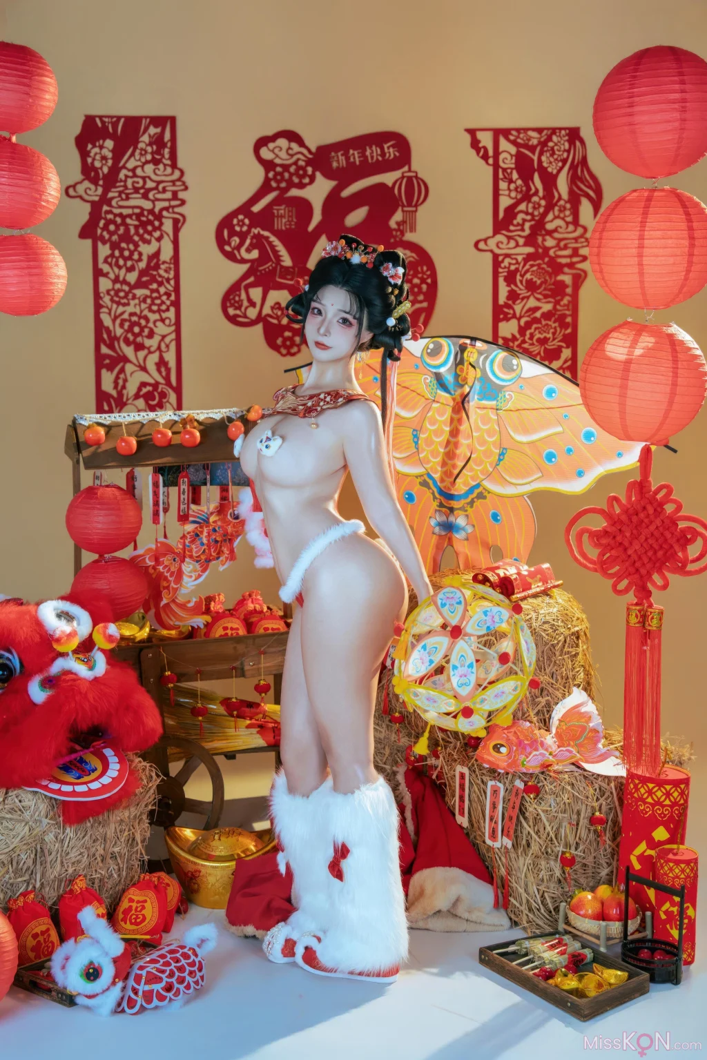Coser@yuuhui玉汇: 2026新春特辑 醒狮少女 (131 photos + 2 videos) – Page 2