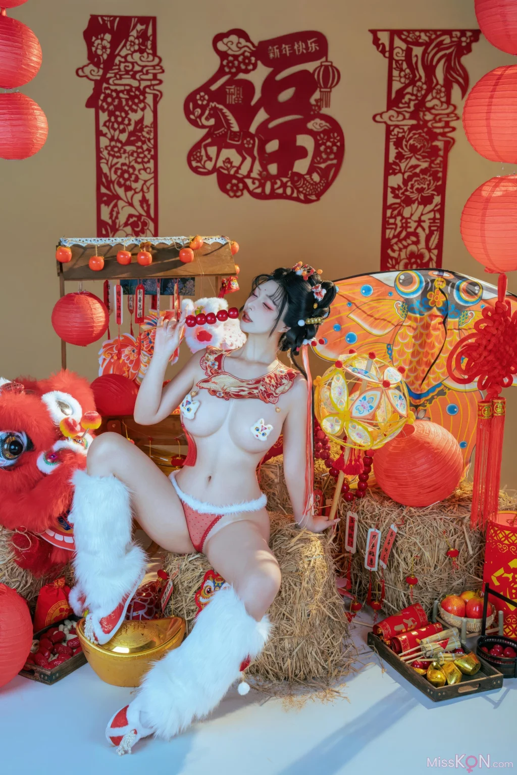 Coser@yuuhui玉汇: 2026新春特辑 醒狮少女 (131 photos + 2 videos) – Page 3