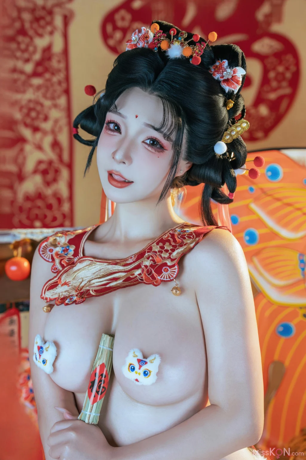 Coser@yuuhui玉汇: 2026新春特辑 醒狮少女 (131 photos + 2 videos) – Page 3