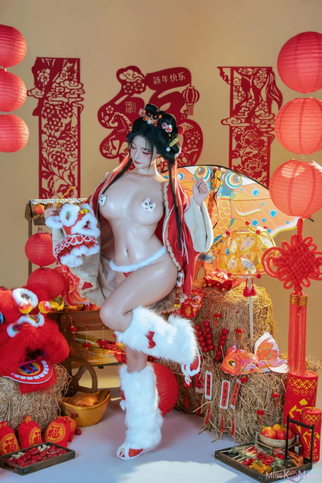 Coser@yuuhui玉汇: 2026新春特辑 醒狮少女 (131 photos + 2 videos) – Page 4