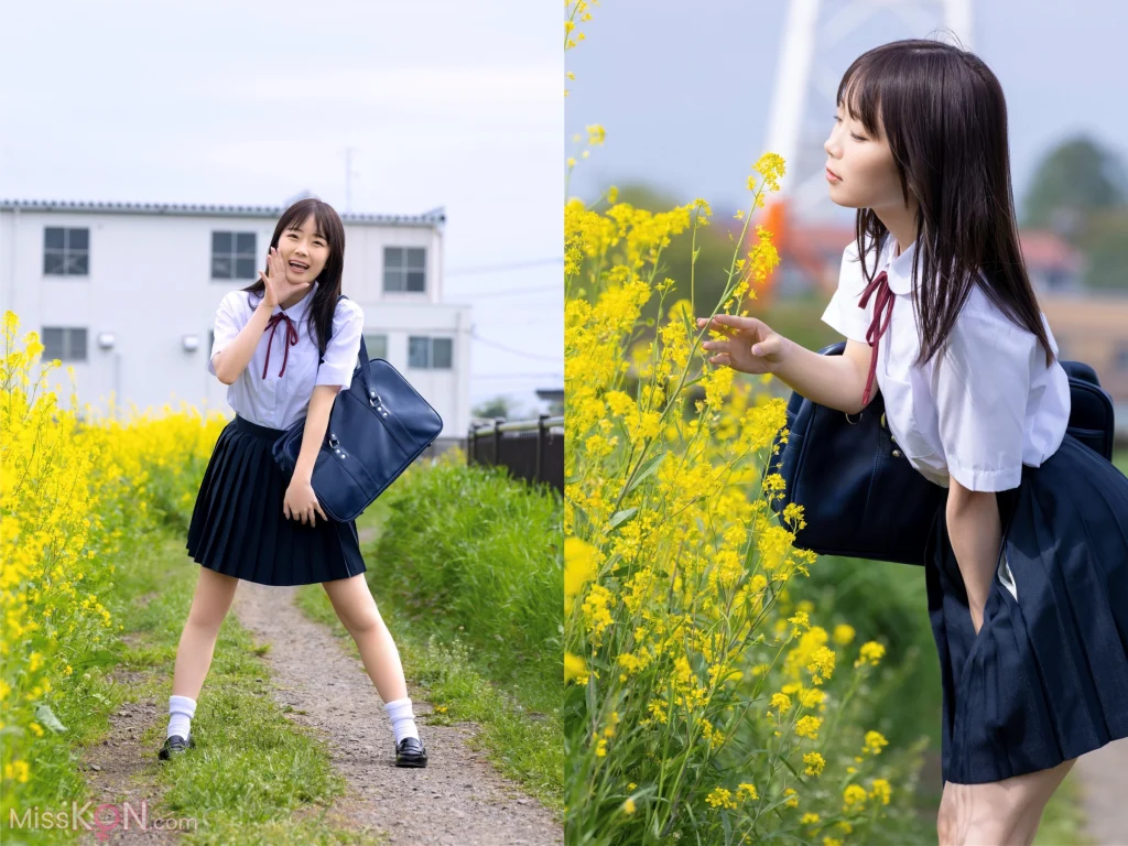[JP] Mao Watanabe (神野藍): グラビア写真集 青春＃アオハル (44 photos) – Page 3
