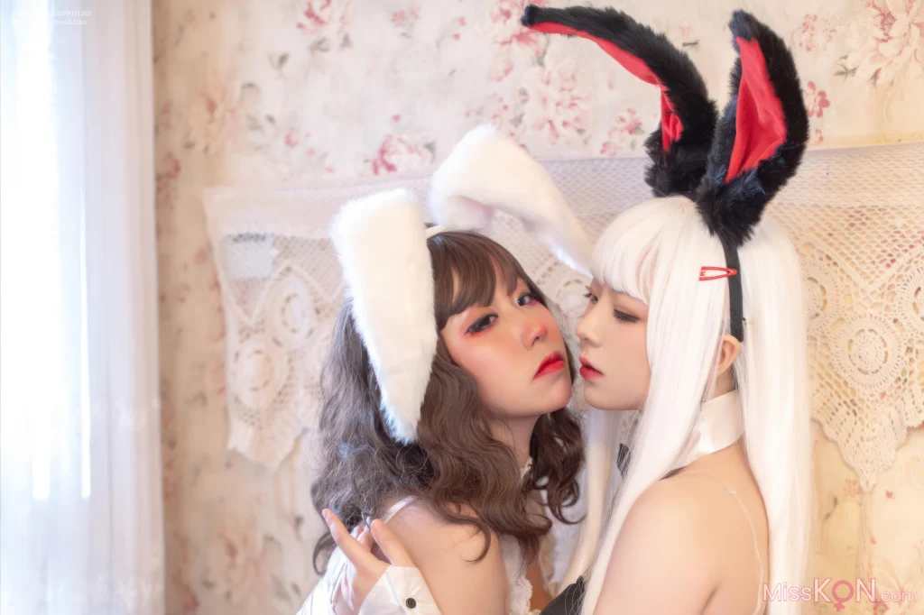 Coser@皮皮奶可可爱了啦 & 穆零Mu0: 双人兔兔 (51 photos)