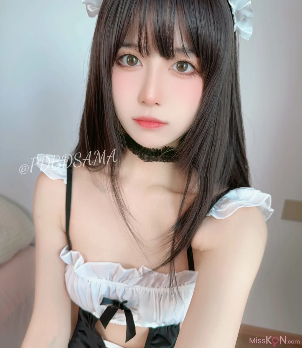 Coser@布丁大法 (Pudding Dafa): 女仆泳装 (18 photos + 1 video)