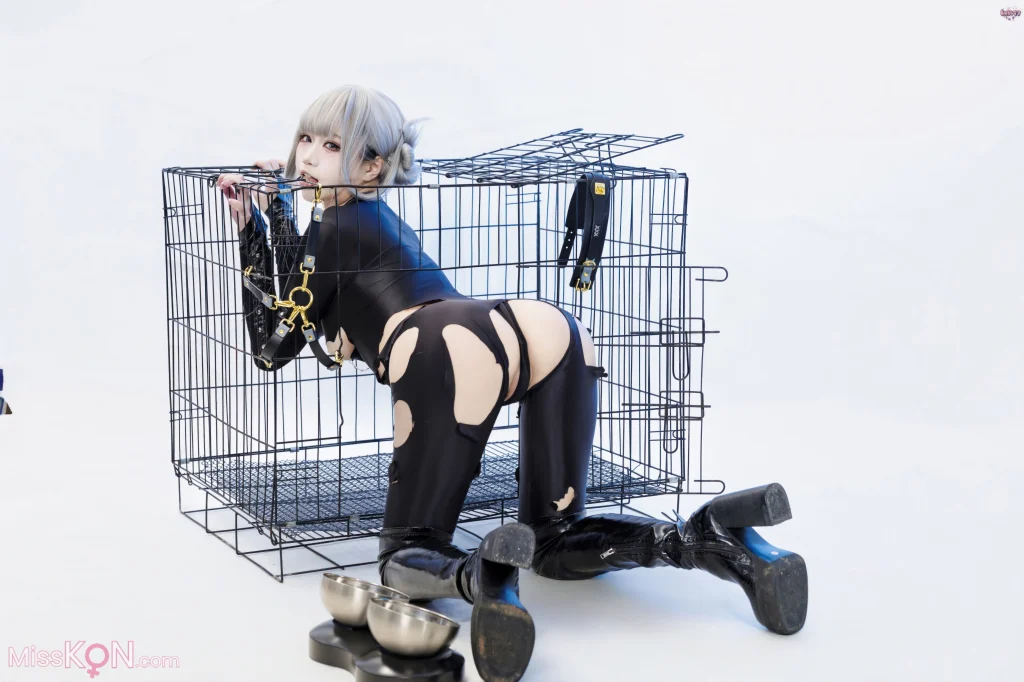 Coser@柒柒要乖哦: 黑靡烟旗袍 (108 photos + 2 videos) – Page 3