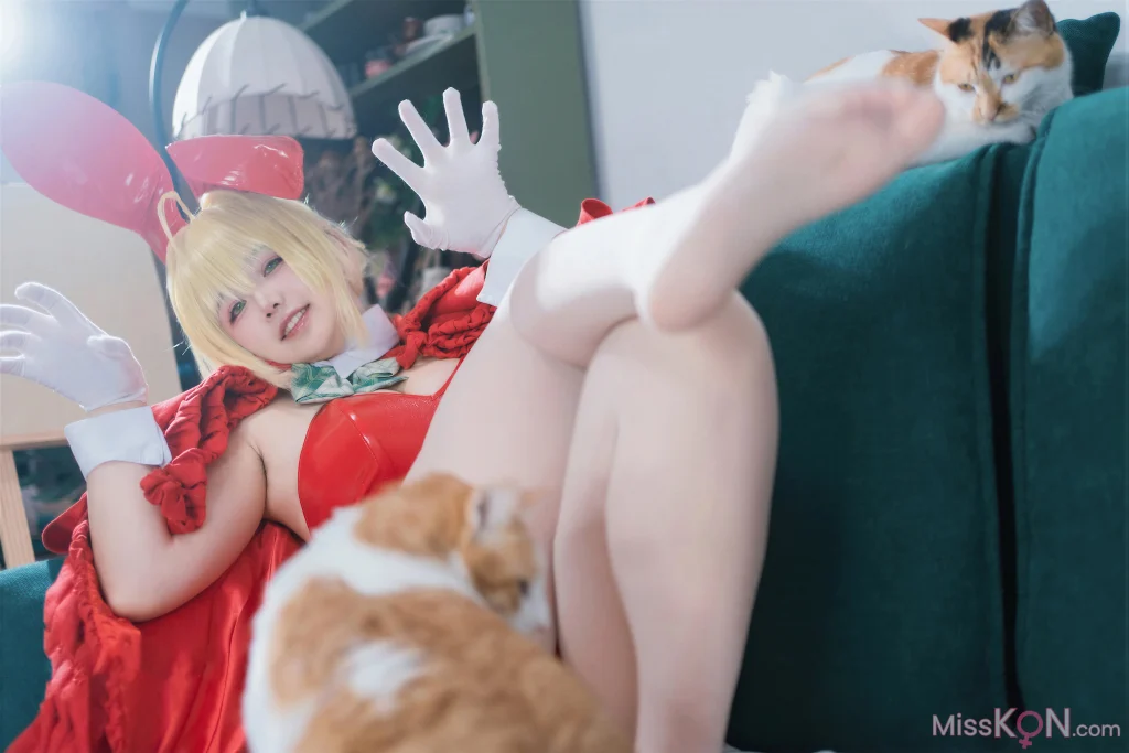 Coser@阿半今天很开心: FGO 尼禄圣诞节 (71 photos)