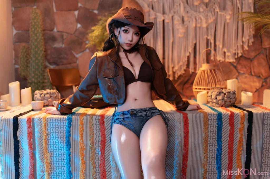 Coser@Bangni邦尼: 牛仔很忙 (79 photos + 7 videos)