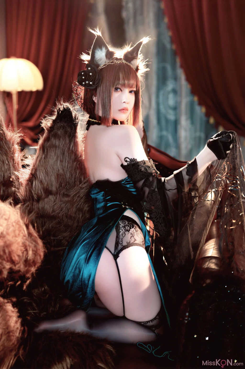 Coser@半半子: 碧蓝航线 天城 玉座落鸾 (62 photos + 10 videos)