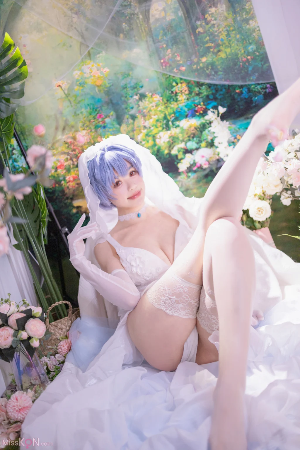 Coser@千反田鹿子: 新世纪福音战士 绫波丽花嫁 (52 photos) – Page 2