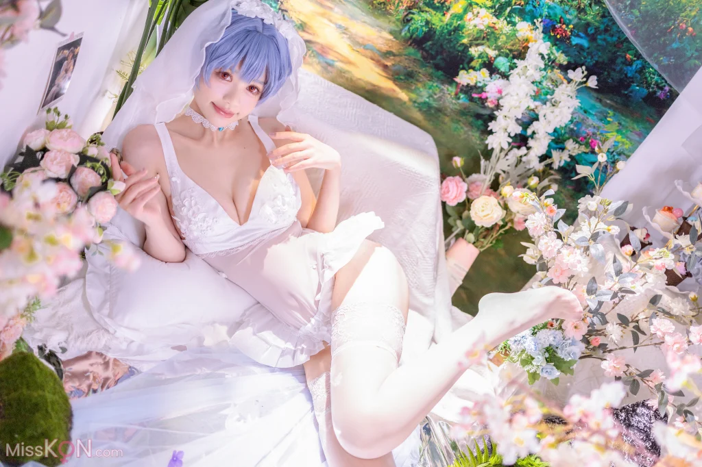 Coser@千反田鹿子: 新世纪福音战士 绫波丽花嫁 (52 photos) – Page 2