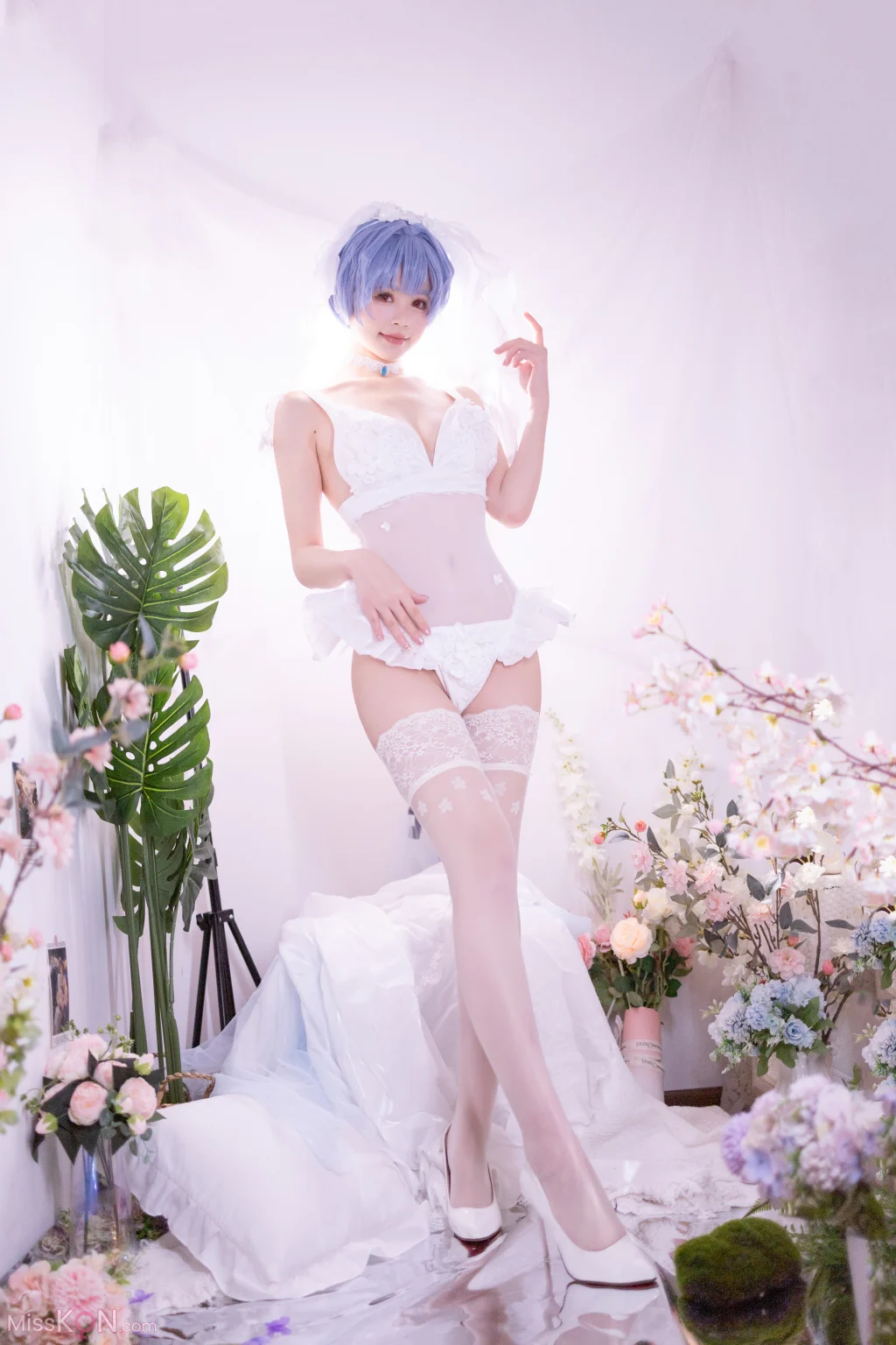 Coser@千反田鹿子: 新世纪福音战士 绫波丽花嫁 (52 photos) – Page 2