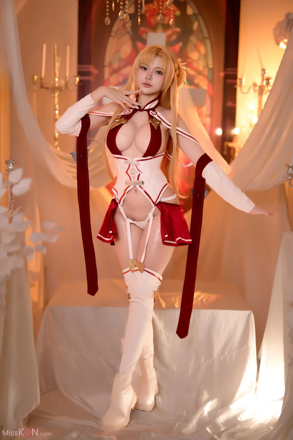 Coser@ZinieQ: Asuna 亚丝娜 (47 photos + 10 videos)