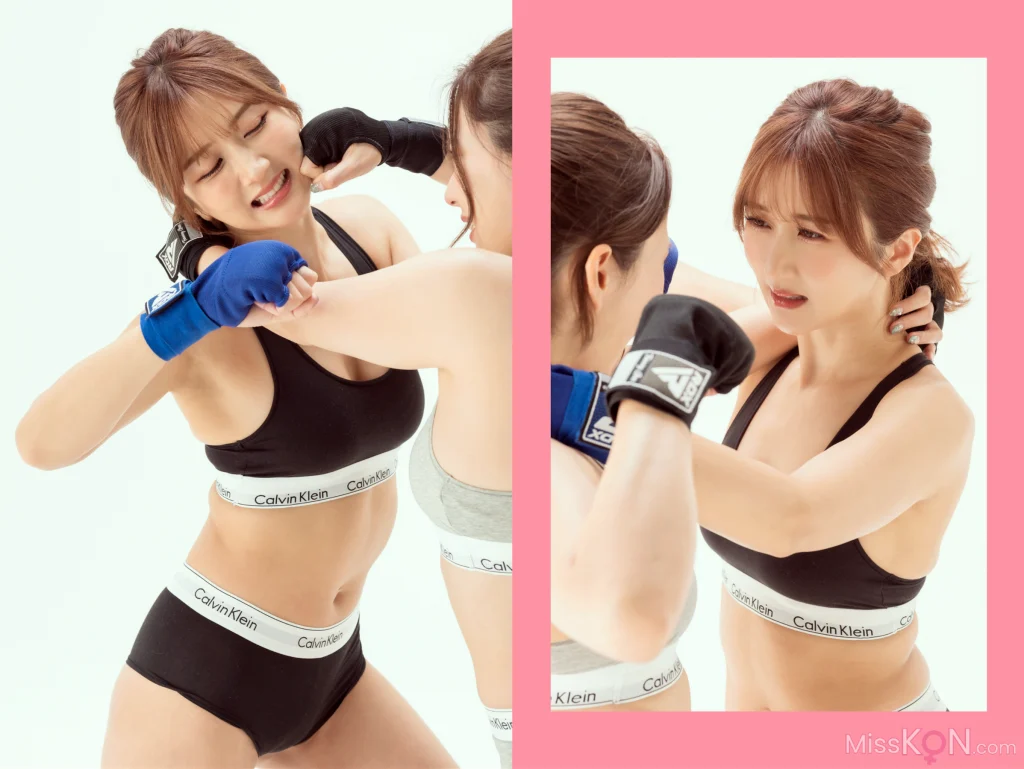 [JP] Yui Hatano (波多野結衣) & Hibiki Ōtsuki (大槻ひびき): 絶対的プロレス技ポーズブック (31 photos)