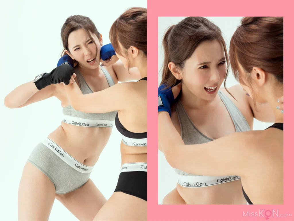 [JP] Yui Hatano (波多野結衣) & Hibiki Ōtsuki (大槻ひびき): 絶対的プロレス技ポーズブック (31 photos)