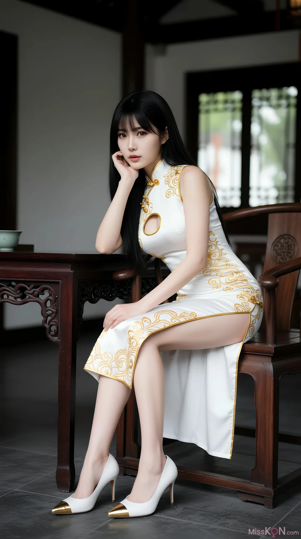 [AIGirl] 长发美女 (96 photos)