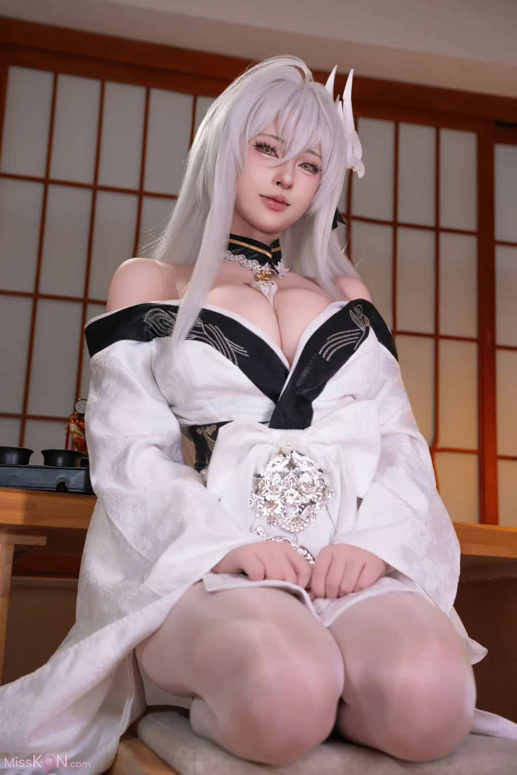 Coser@清水由乃: 碧蓝航线 白凤和服 (76 photos + 1 video) – Page 2