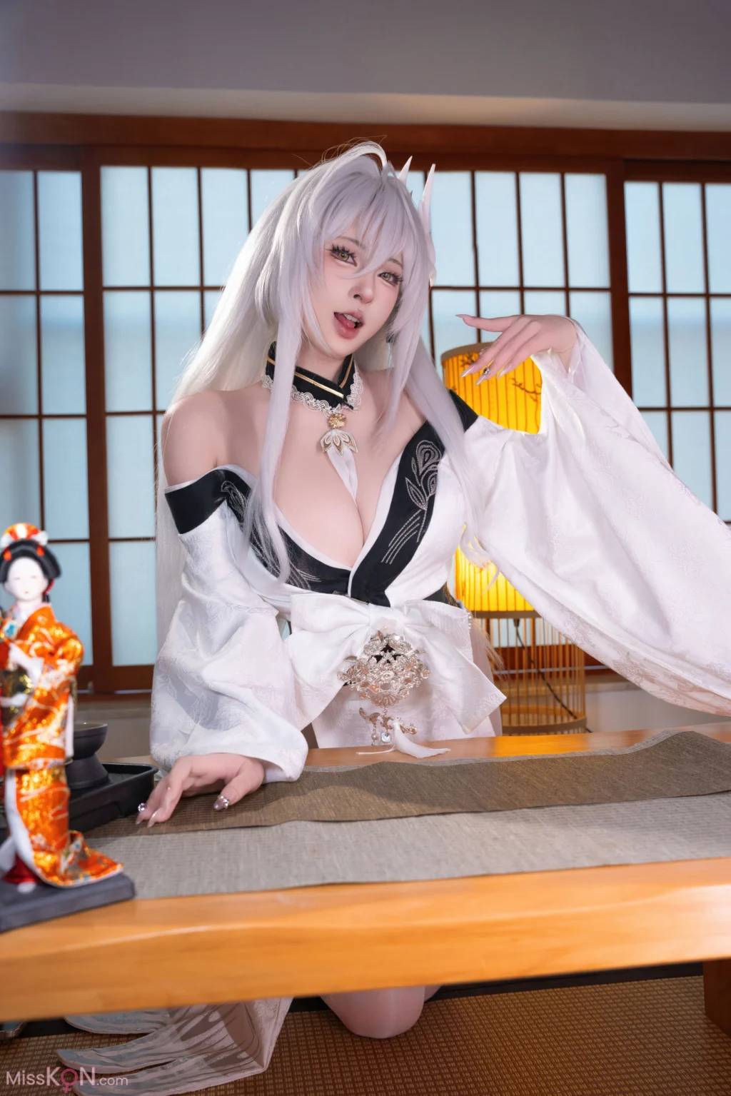 Coser@清水由乃: 碧蓝航线 白凤和服 (76 photos + 1 video) – Page 2