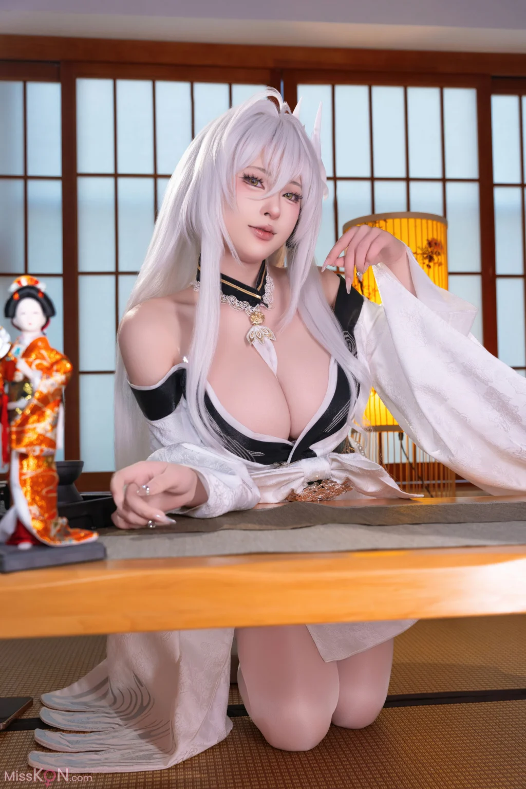 Coser@清水由乃: 碧蓝航线 白凤和服 (76 photos + 1 video) – Page 2