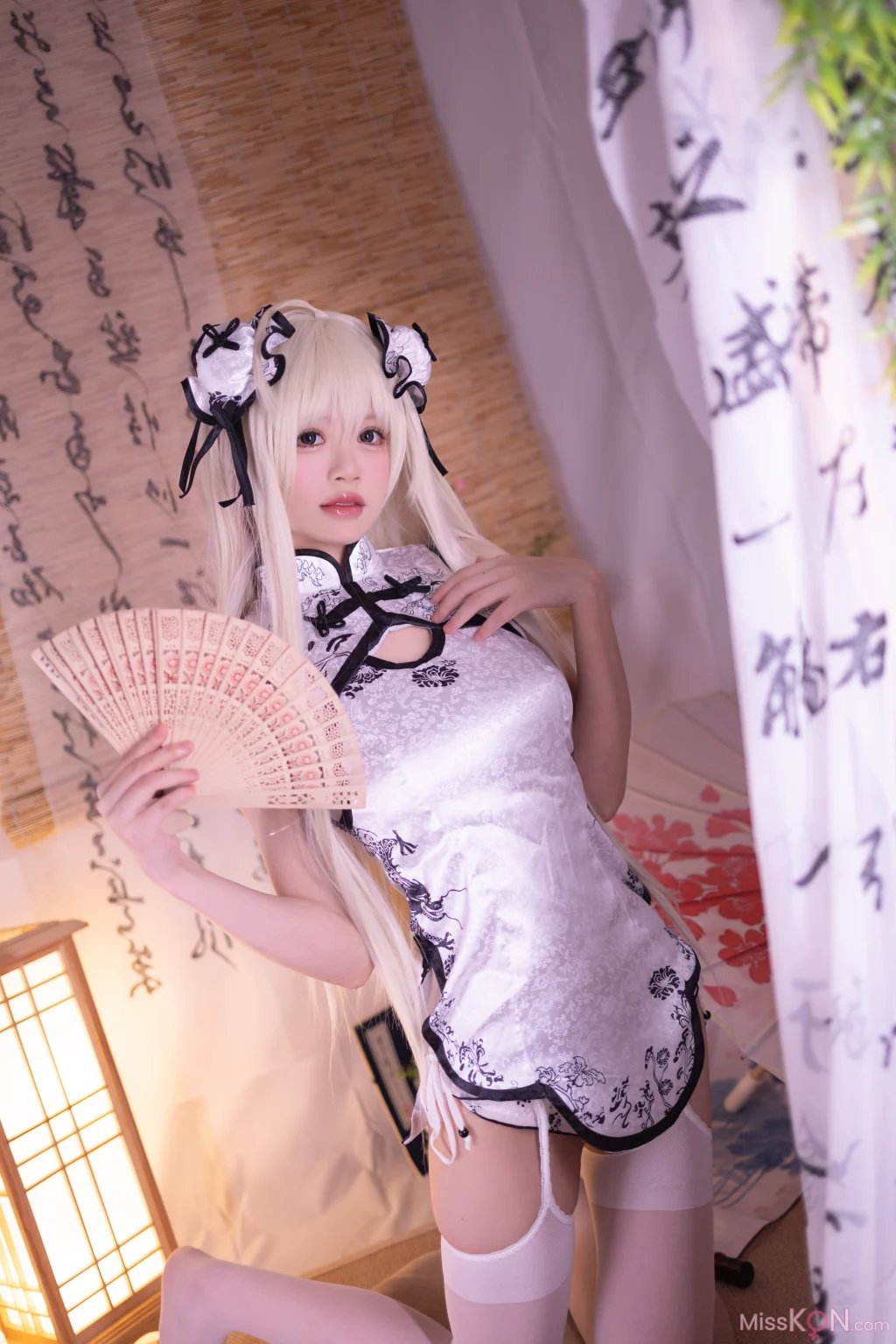 Coser@星黛鹿鹿: 缘之空 穹妹 旗袍 (62 photos)