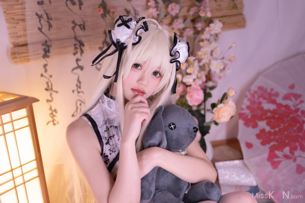 Coser@星黛鹿鹿: 缘之空 穹妹 旗袍 (62 photos)