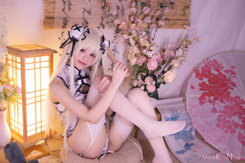 Coser@星黛鹿鹿: 缘之空 穹妹 旗袍 (62 photos)