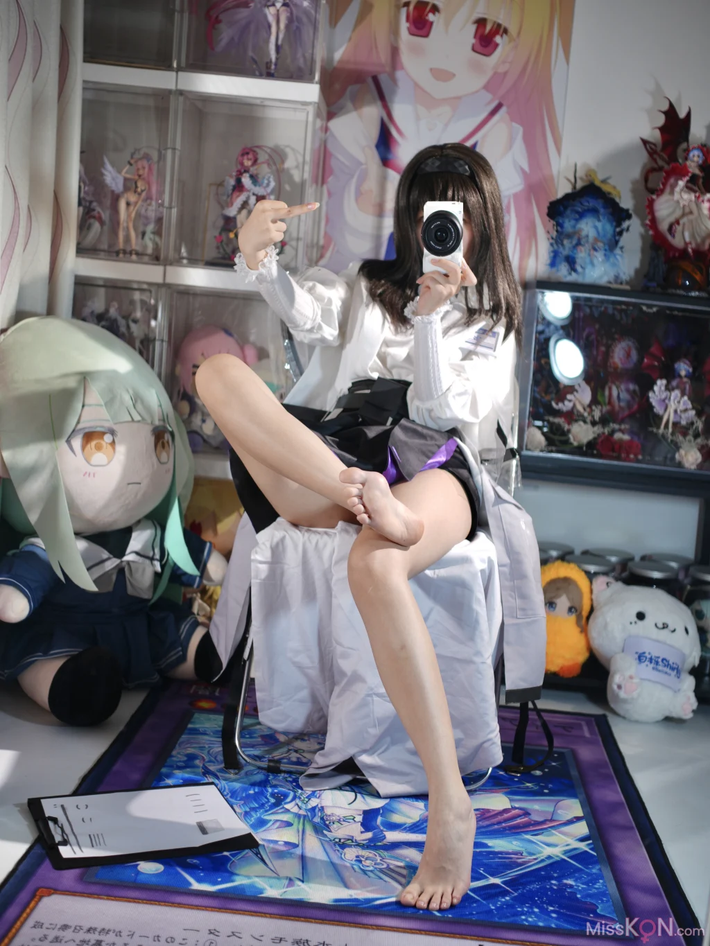 Coser@白栎Shirly: 明日方舟 普瑞赛斯博士服 (130 photos + 25 videos)