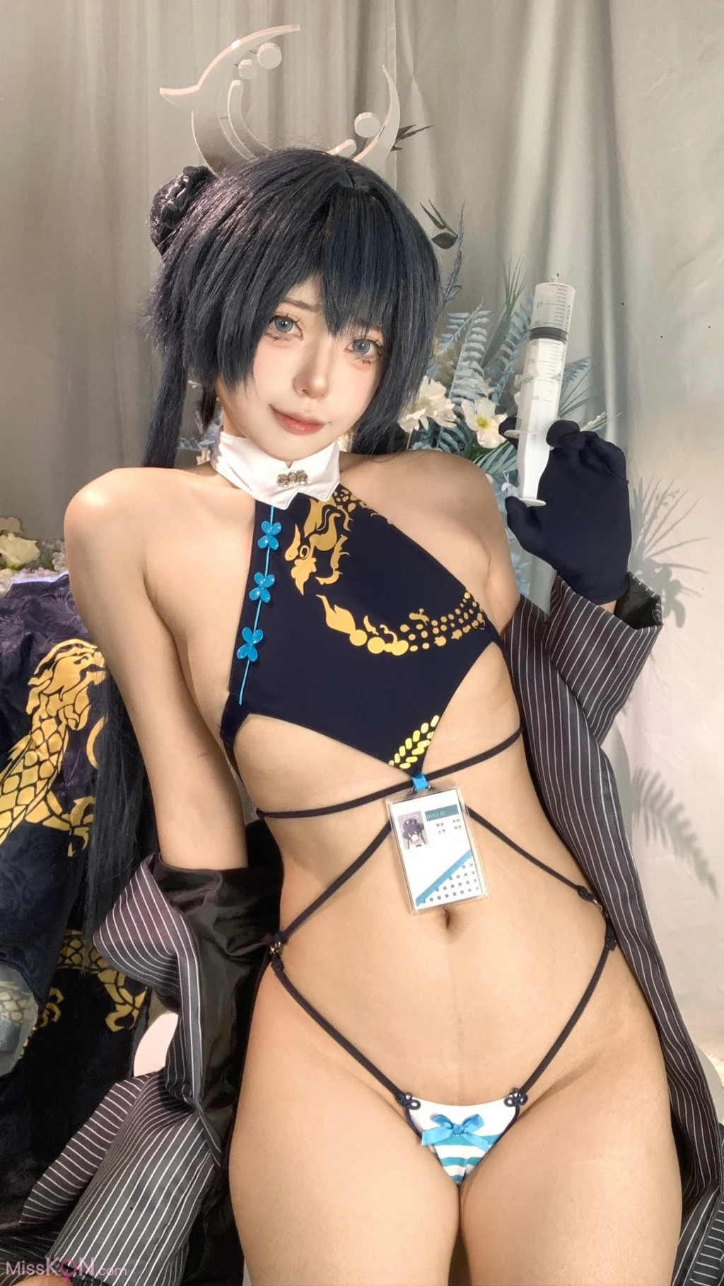 Coser@君颜圆又圆: 蔚蓝档案 龙华妃咲 护士 (100 photos + 1 video) – Page 3