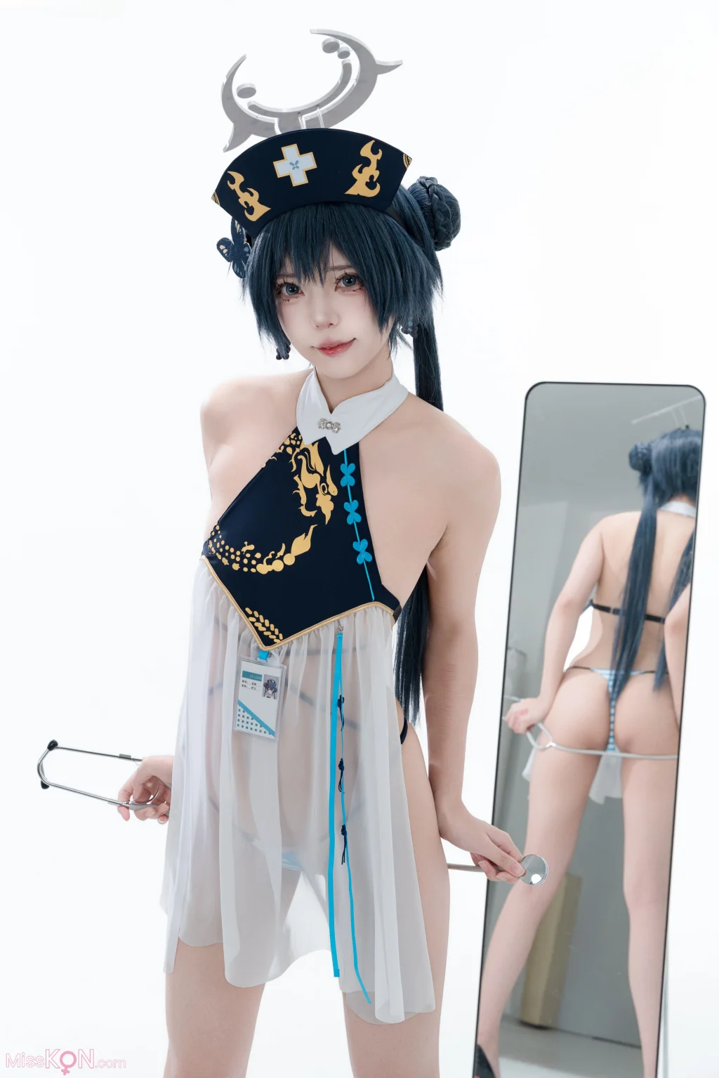 Coser@君颜圆又圆: 蔚蓝档案 龙华妃咲 护士 (100 photos + 1 video) – Page 3