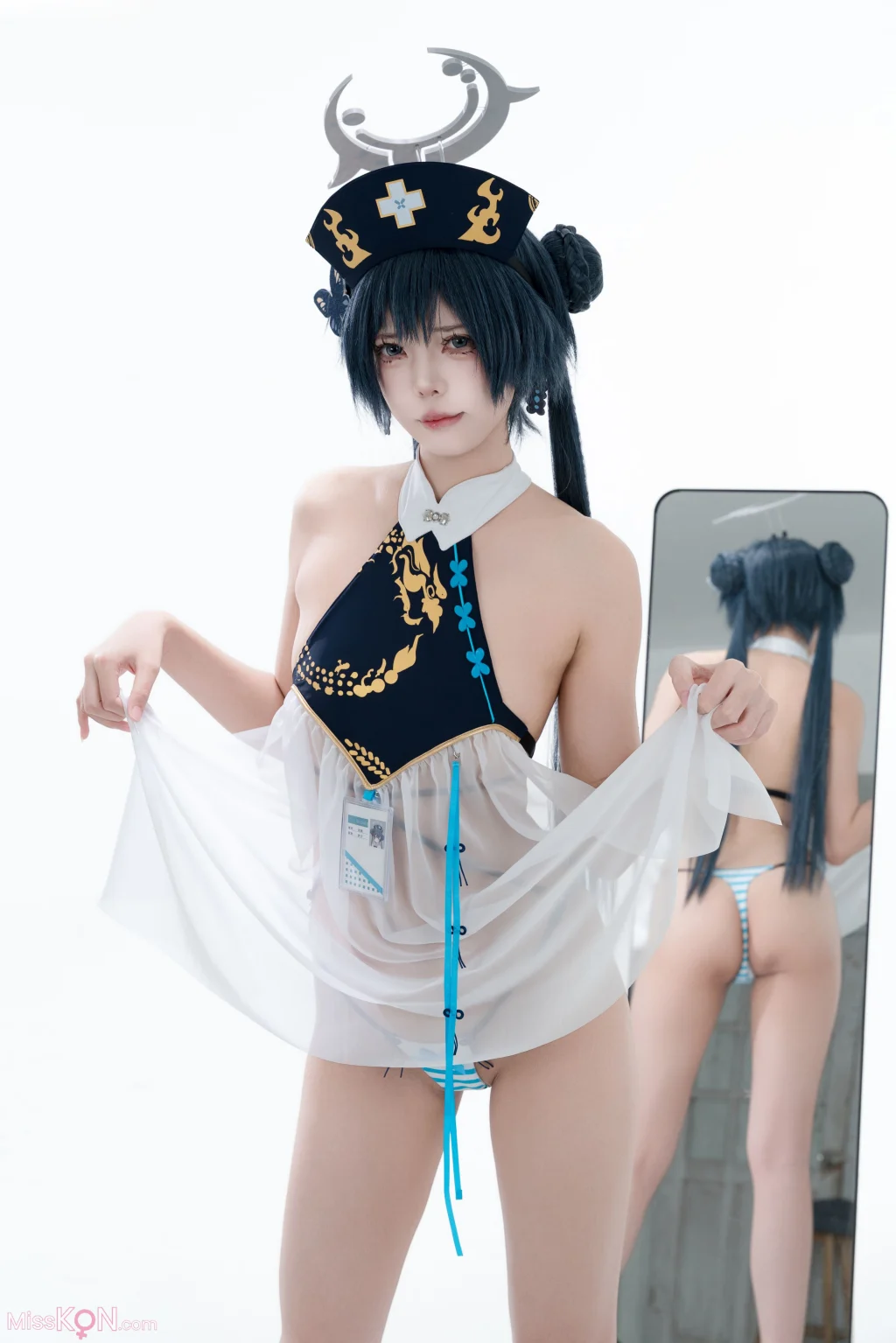 Coser@君颜圆又圆: 蔚蓝档案 龙华妃咲 护士 (100 photos + 1 video) – Page 3