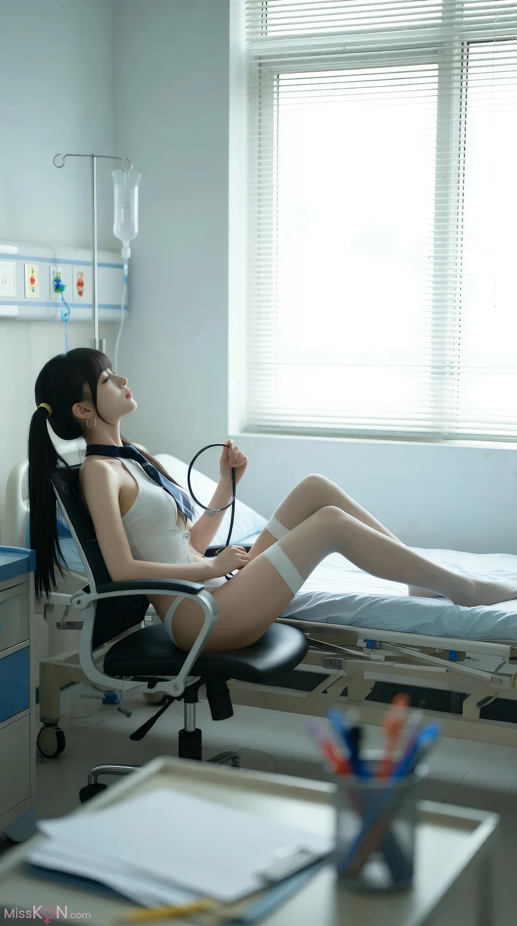 [AIGirl] 柚柚sasa 教室 (81 photos)