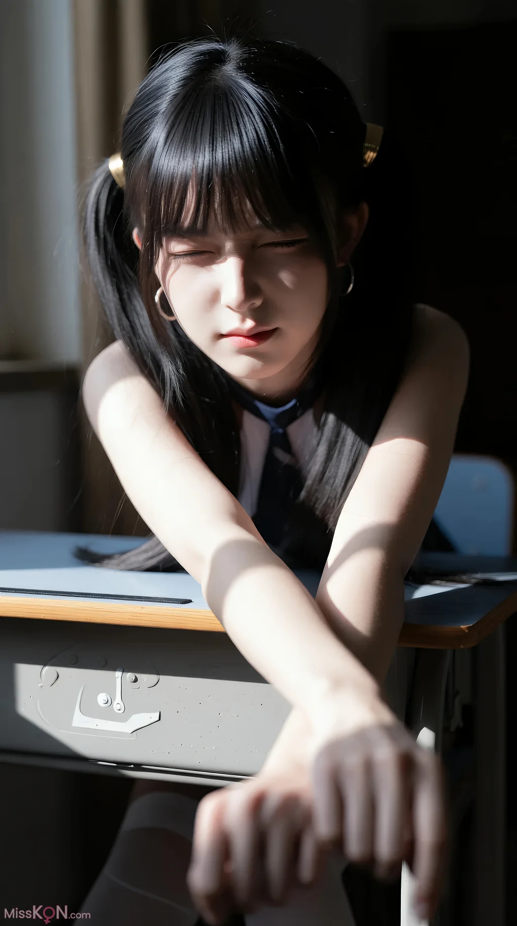 [AIGirl] 柚柚sasa 教室 (81 photos)