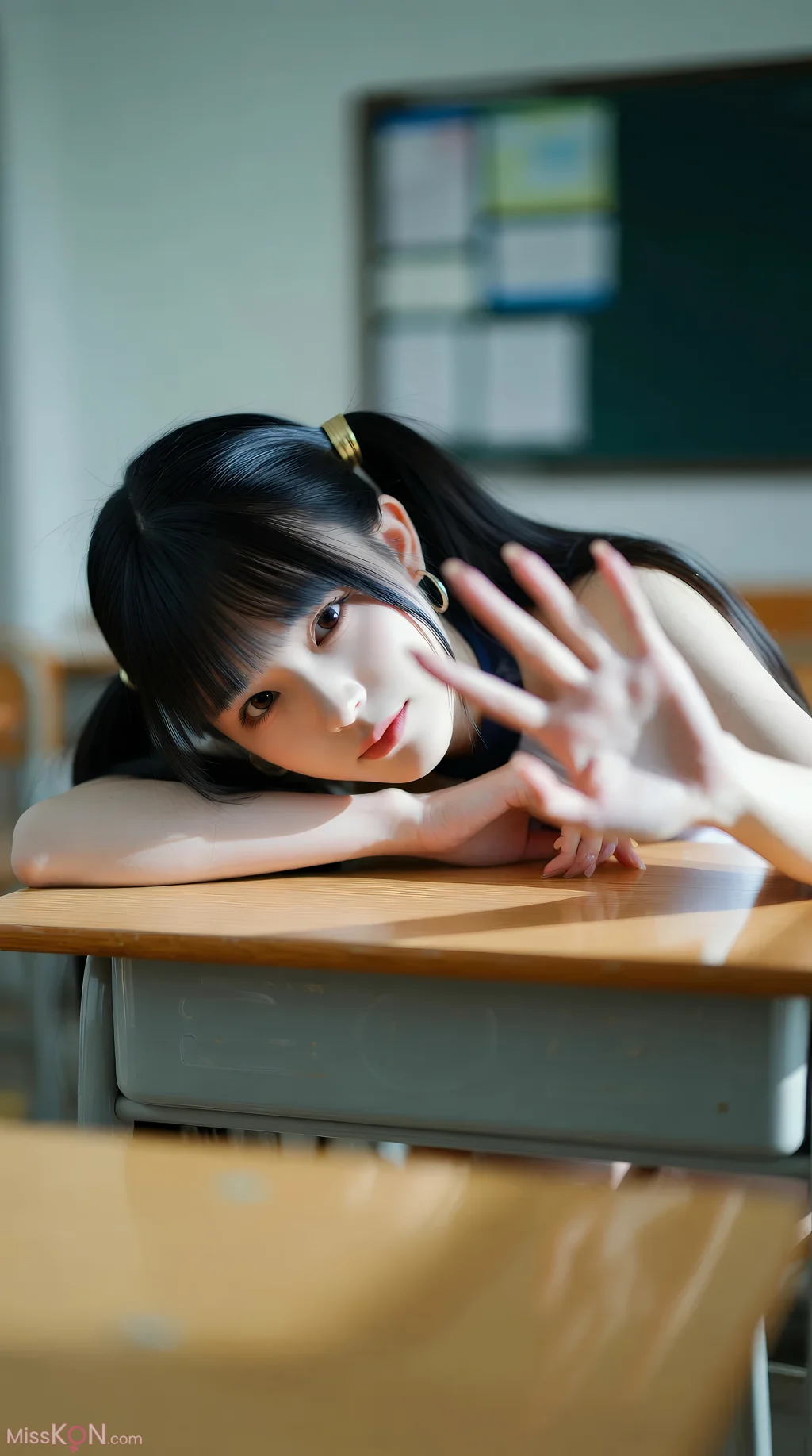 [AIGirl] 柚柚sasa 教室 (81 photos)